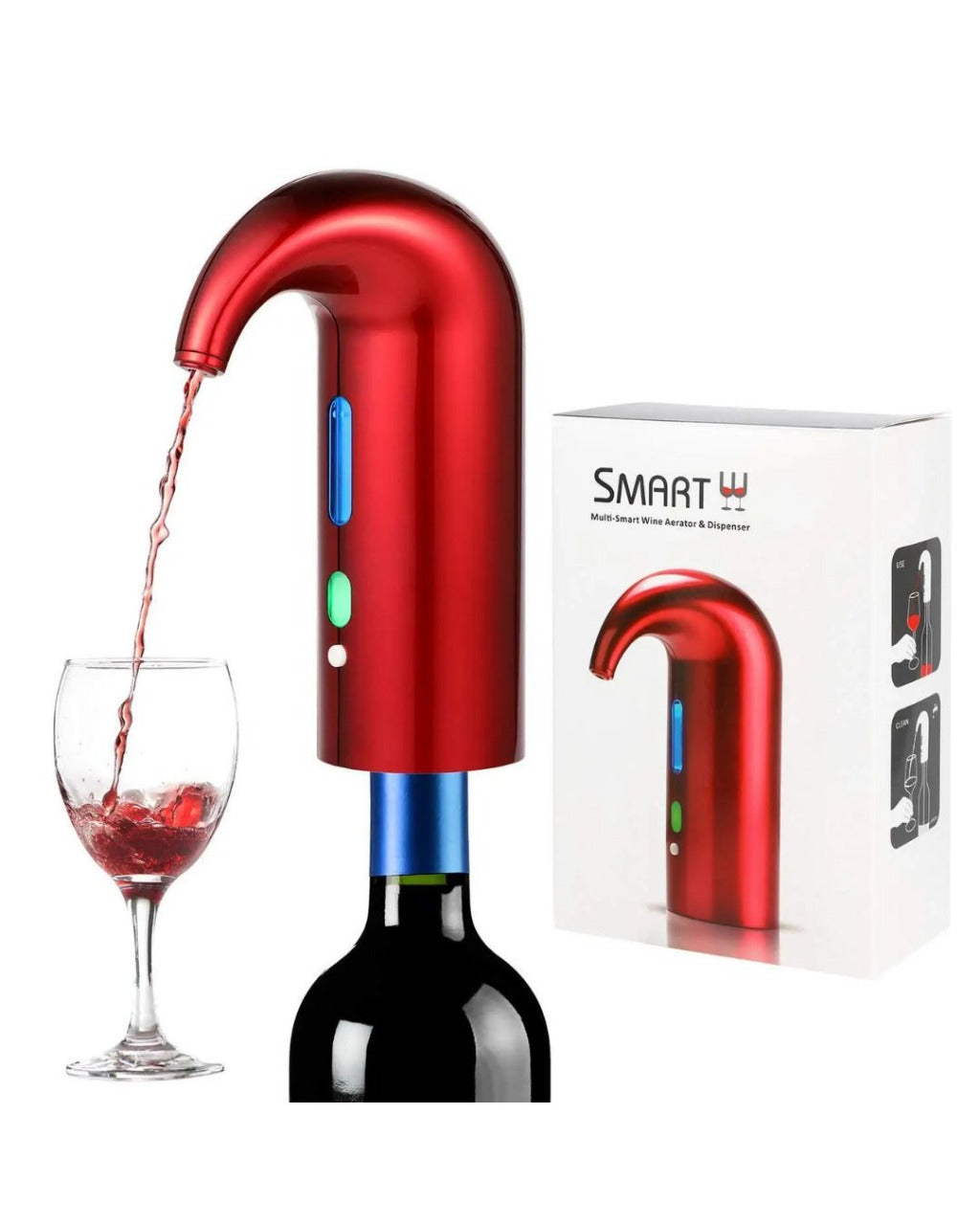 Aerador Elétrico de Vinho – Dispensador Automático USB