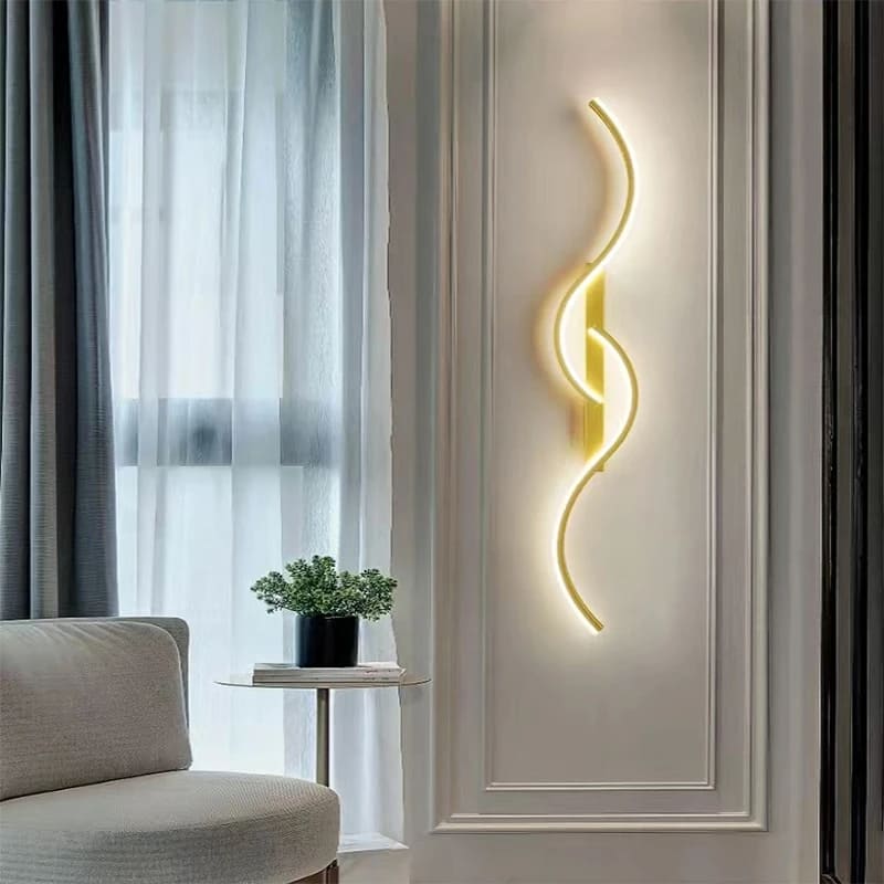 Arandela de Parede LED Minimalista Moderna com Dimmer