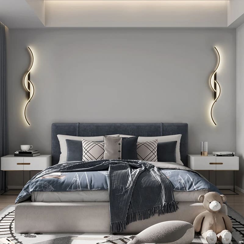 Arandela de Parede LED Minimalista Moderna com Dimmer