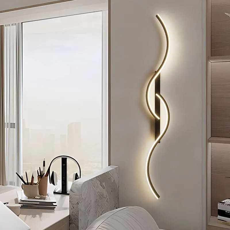 Arandela de Parede LED Minimalista Moderna com Dimmer