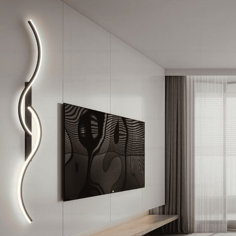 Arandela de Parede LED Minimalista Moderna com Dimmer