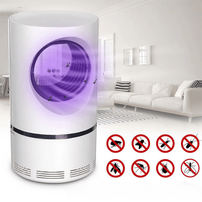 Armadilha Elétrica Para Mosquitos Luz UV Recarregável USB