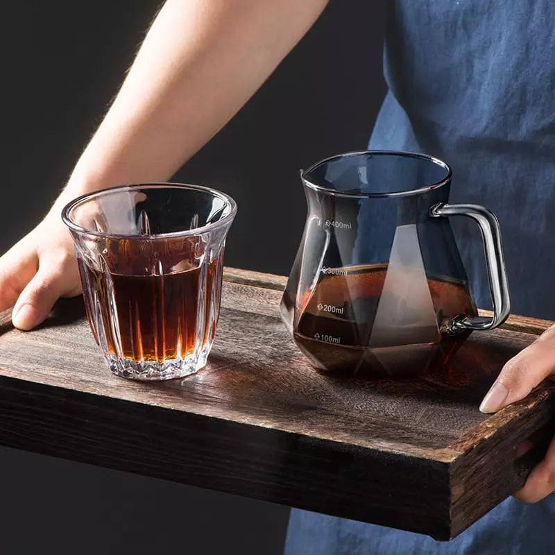 Bule de Café em Vidro Borossilicato com Coador V60 - Casa Elège