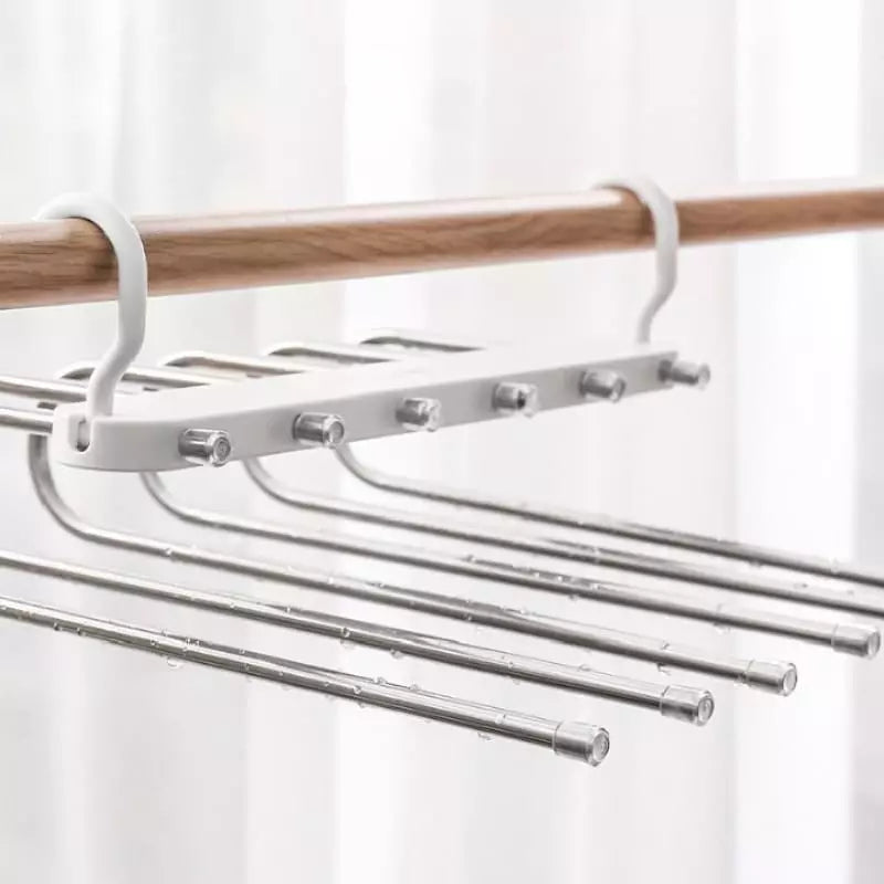 Cabide para Calça 6 em 1 – Organização e Praticidade