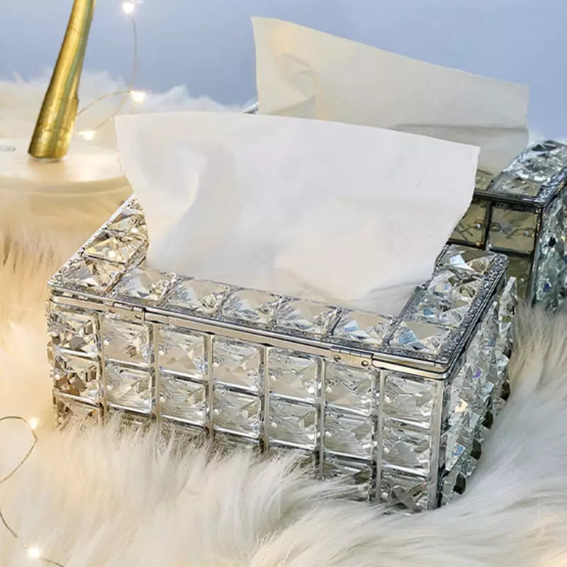 Caixa Porta Lenços Umedecidos e Lenços de Papel Luxo