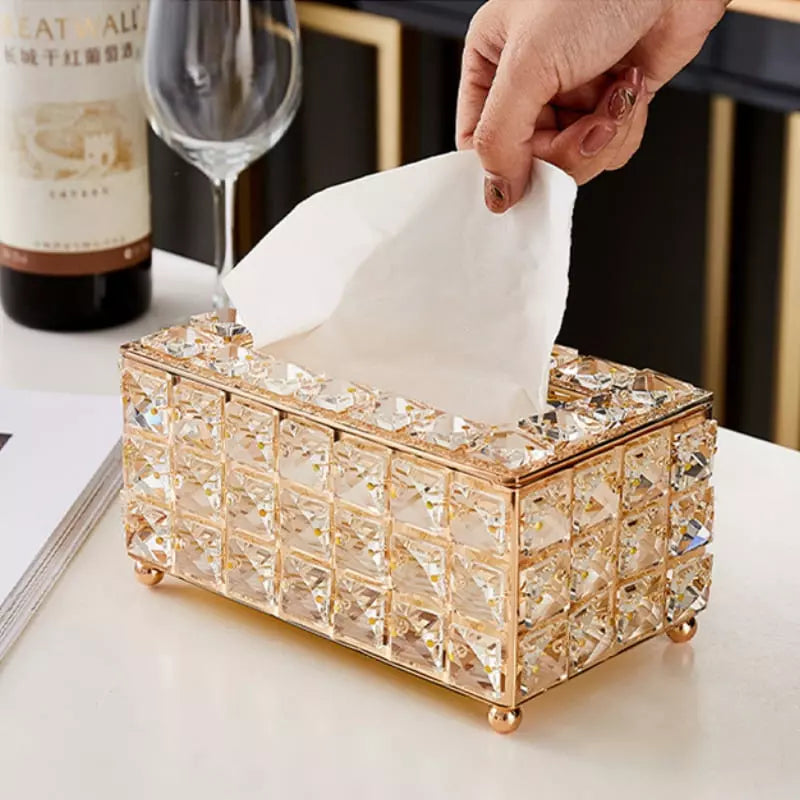 Caixa Porta Lenços Umedecidos e Lenços de Papel Luxo