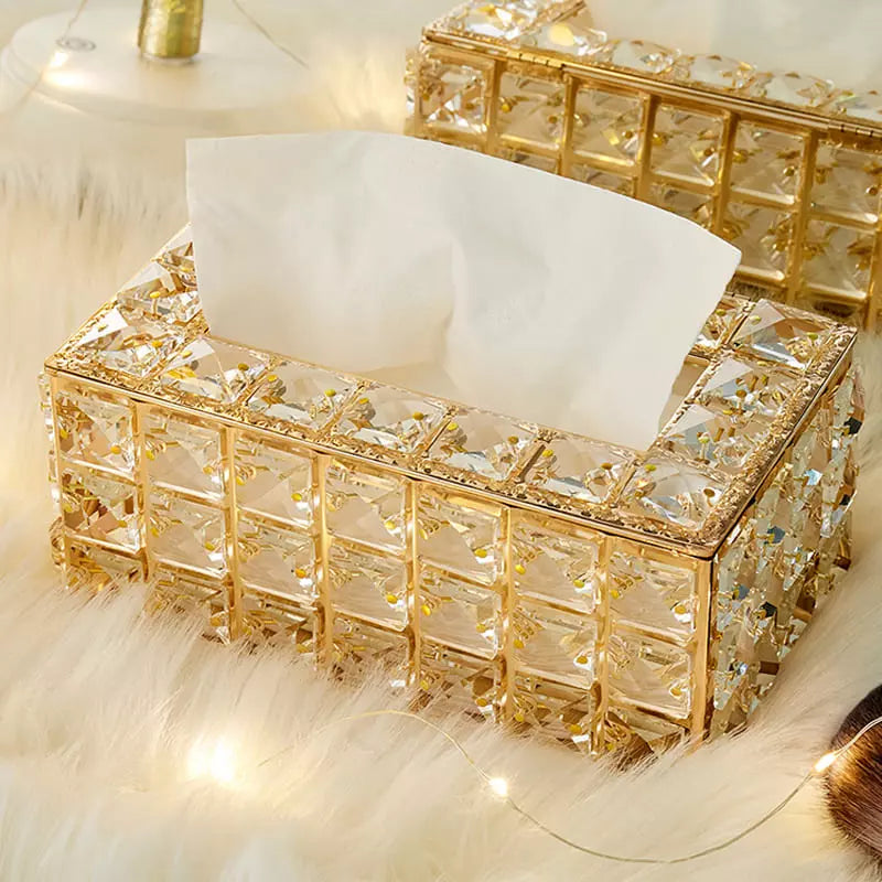 Caixa Porta Lenços Umedecidos e Lenços de Papel Luxo