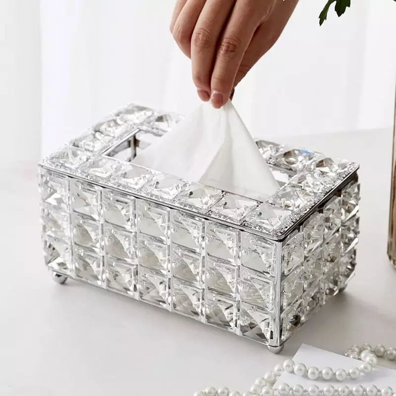 Caixa Porta Lenços Umedecidos e Lenços de Papel Luxo