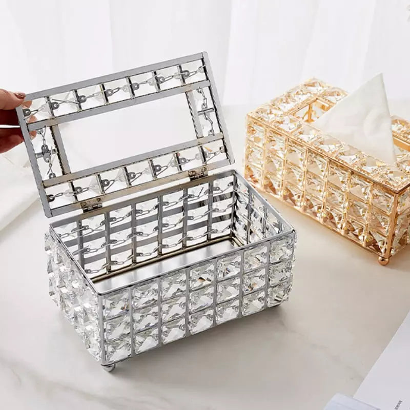 Caixa Porta Lenços Umedecidos e Lenços de Papel Luxo