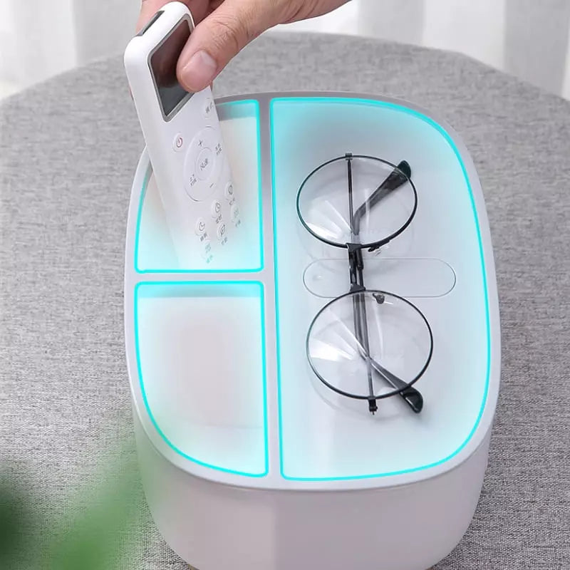 Caixa Porta Lenços Umedecidos com Compartimento Organizador