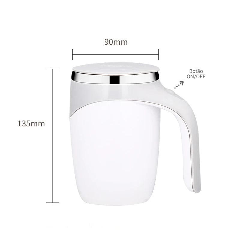 Caneca Térmica de Inox Portátil com Misturador 400ml
