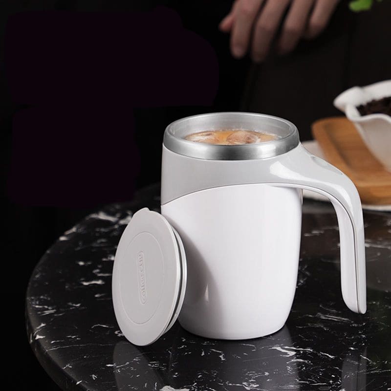 Caneca Térmica de Inox Portátil com Misturador 400ml