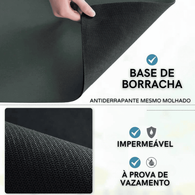 Tapete Absorvente Antiderrapante Para Cantinho Do Café