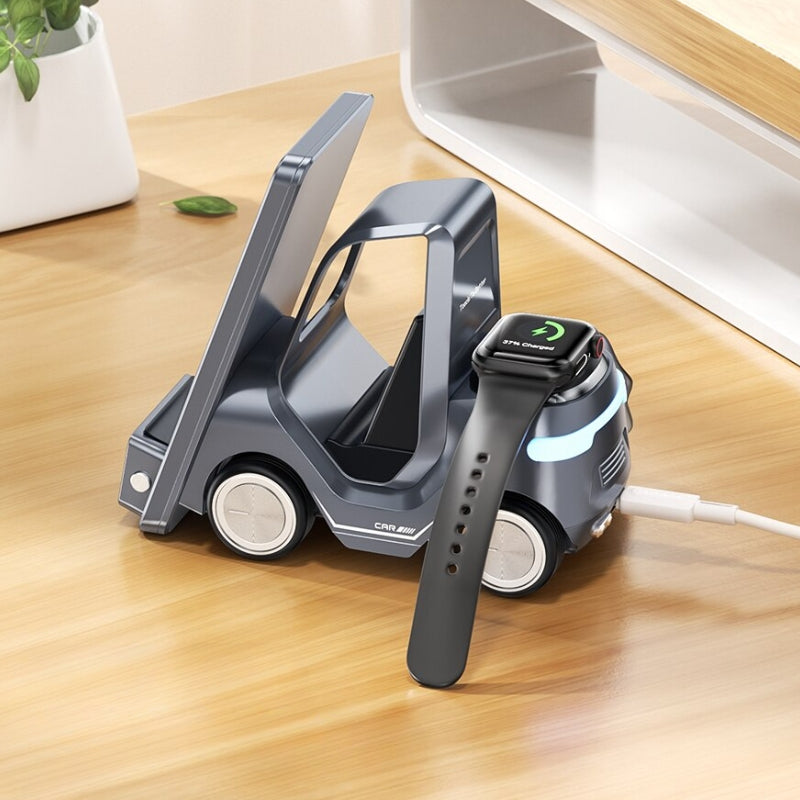 Carregador de Indução Veicular Sem Fio em Forma de Carro