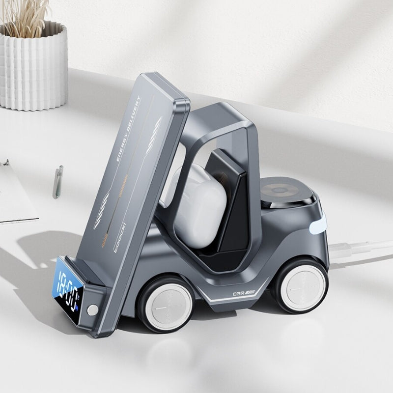 Carregador de Indução Veicular Sem Fio em Forma de Carro