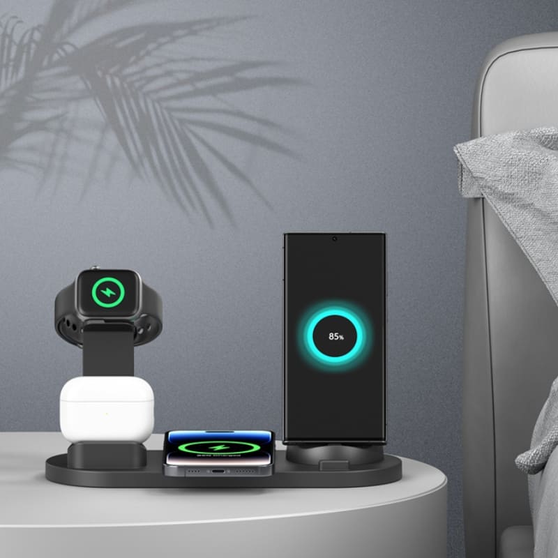 Carregador Sem Fio por Indução Multifuncional iPhone Samsung