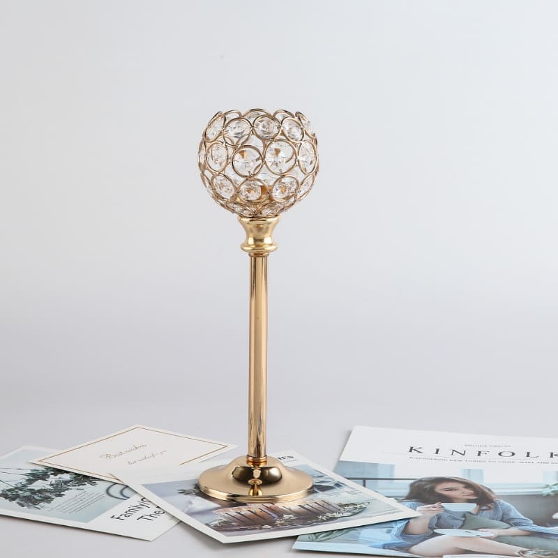 Castiçais Decorativos em ABS Cristal para Sala