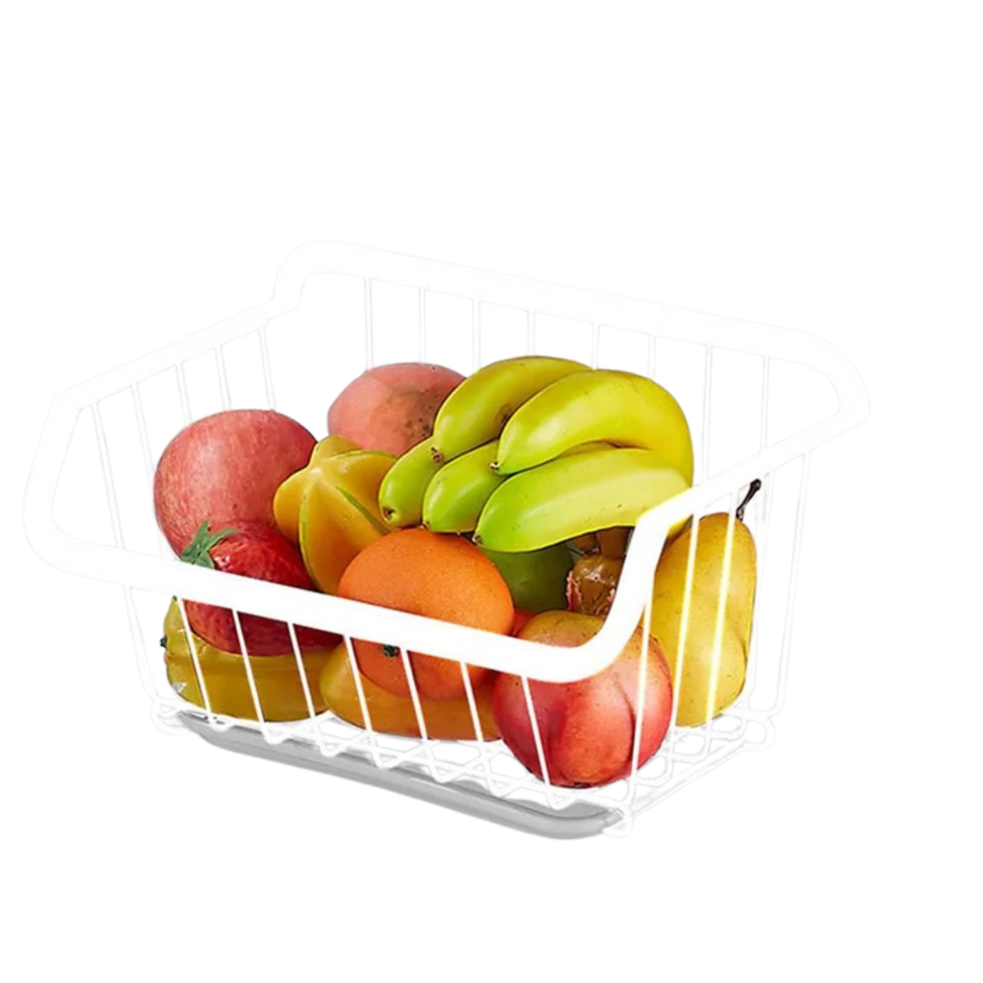 Cesta de Armazenamento para Parede em Aço Inox