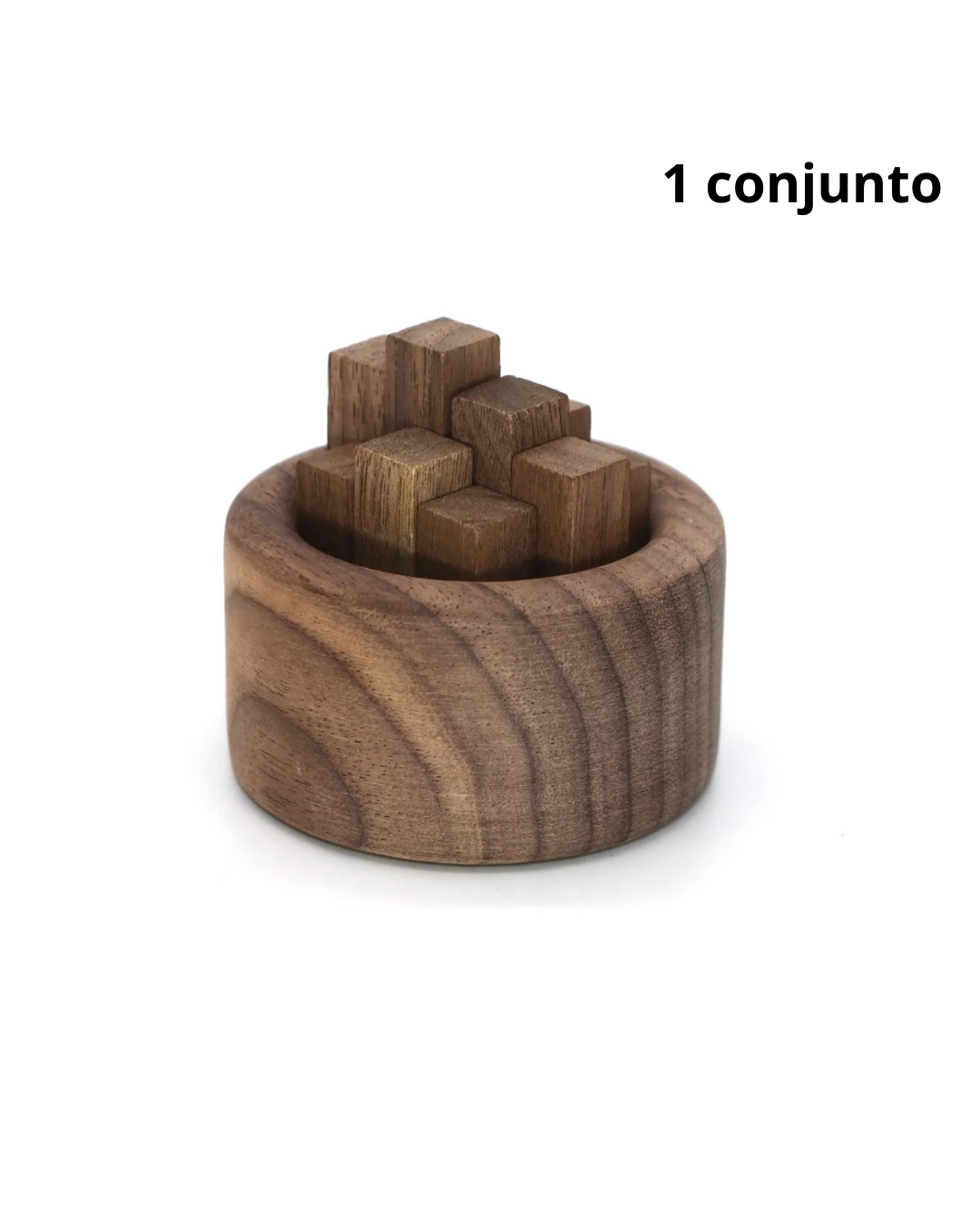 Conjunto de Difusores de Óleo em Madeira Noz Artesanais