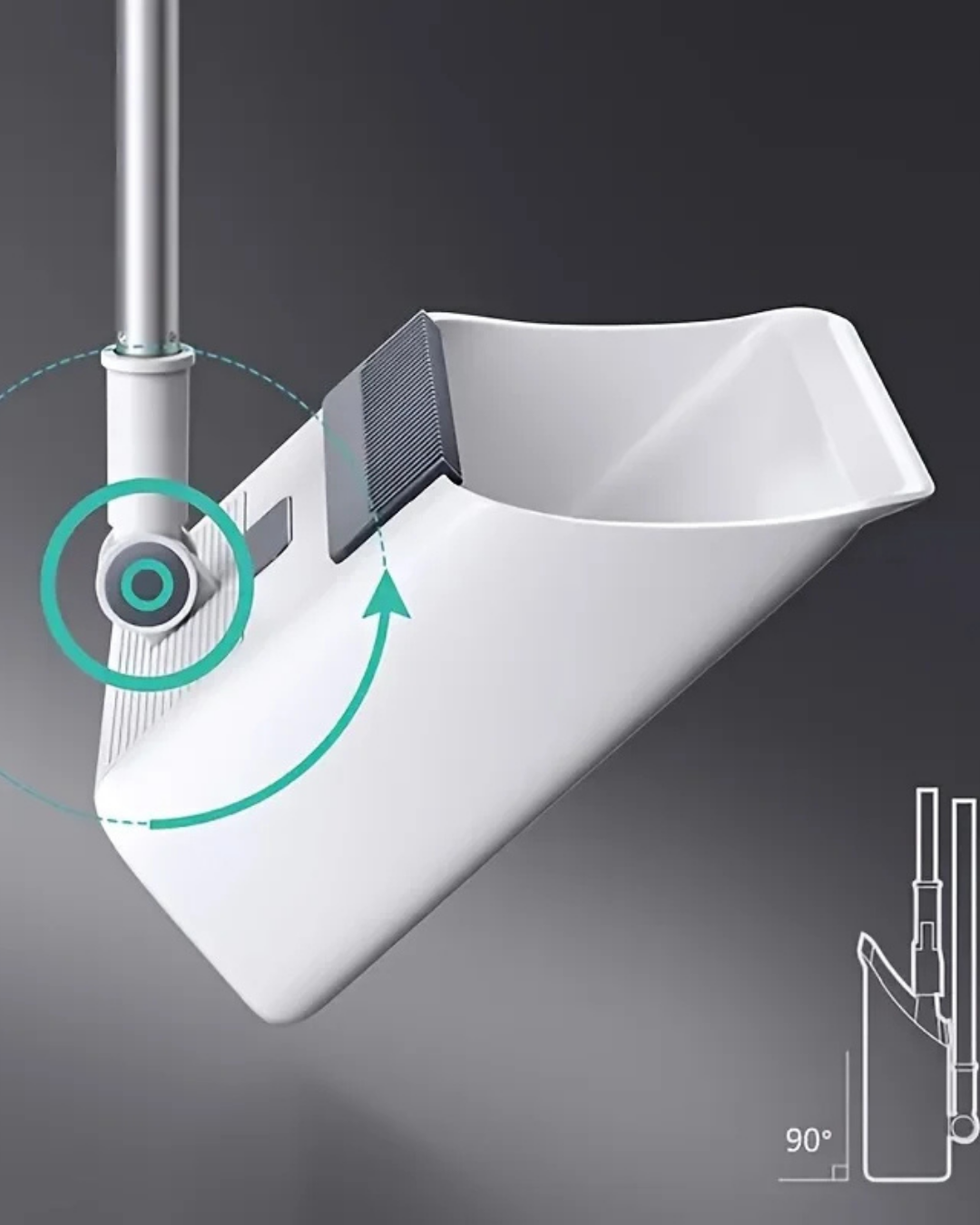 Conjunto Vassoura e Pá de Lixo 3 em 1