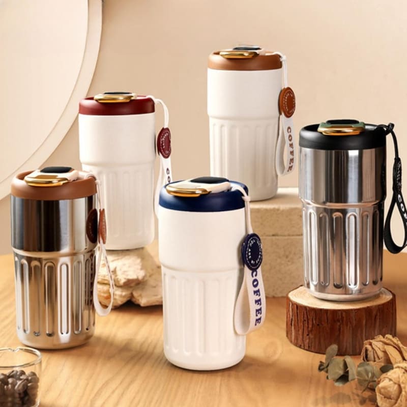 Copo Térmico 450ml em Inox 316 com Tampa Inteligente