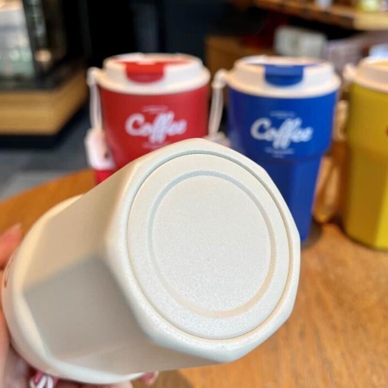 Copo Térmico Inox com Tampa BPA Free e Alça Portátil