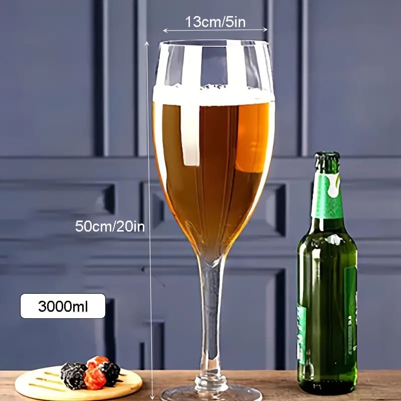 Copo de Cerveja Cristal Gigante para Bar - Casa Elège
