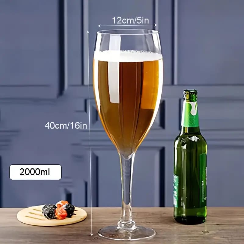 Copo de Cerveja Cristal Gigante para Bar - Casa Elège