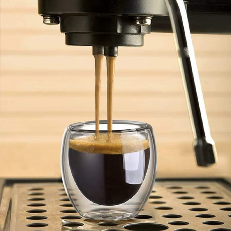 Copo de Vidro Parede Dupla Cantinho Café e Chá Premium
