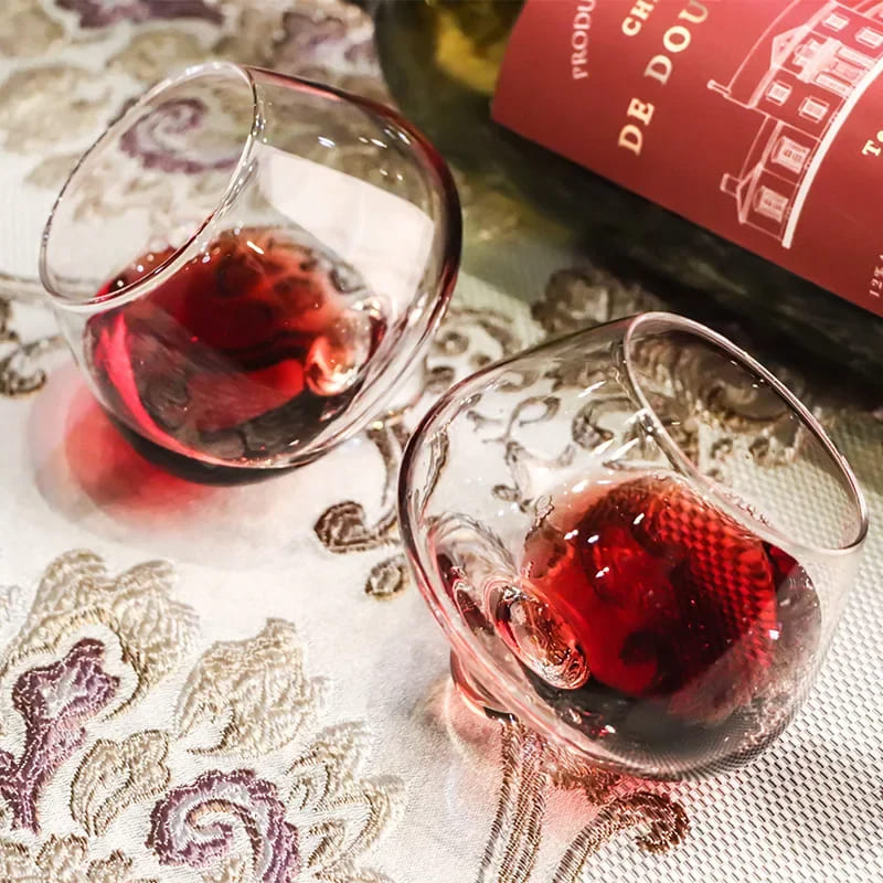 Copo de Whisky Cristal Barriga Rotativo 250ml Luxuoso