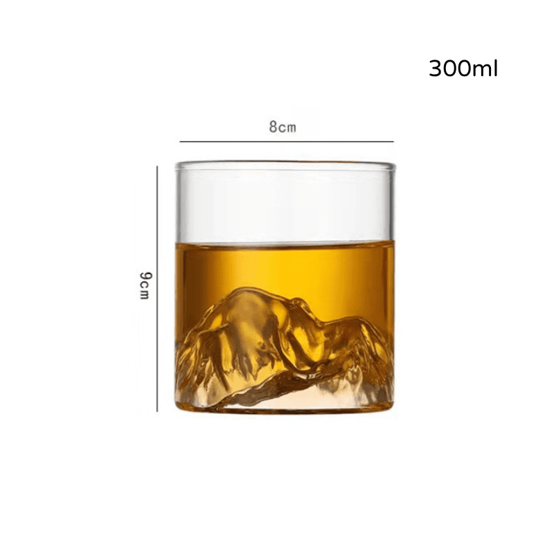 Copo de Whisky em Cristal com Fundo Iceberg para Coquetéis