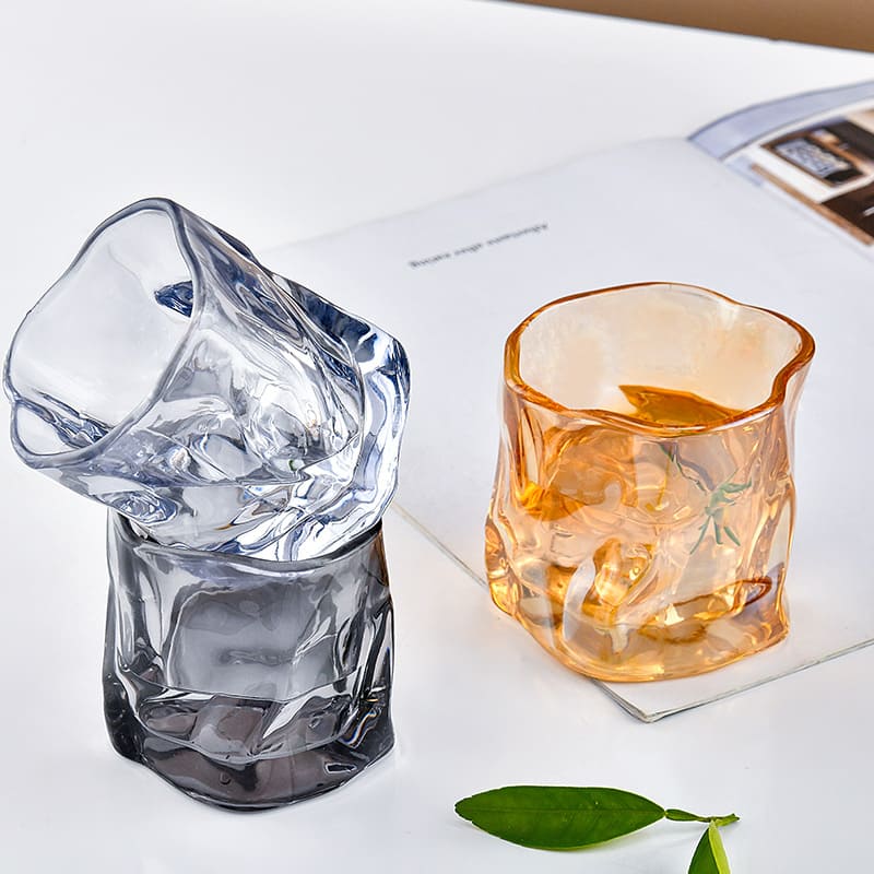 Copo de Whisky em Cristal Orgânico para Home Bar