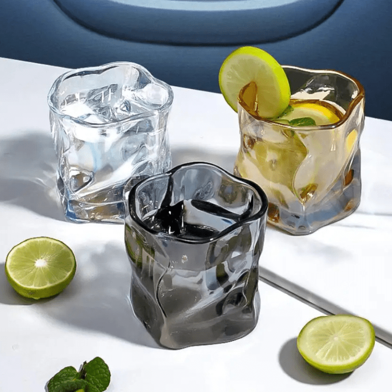 Copo de Whisky em Cristal Orgânico para Home Bar