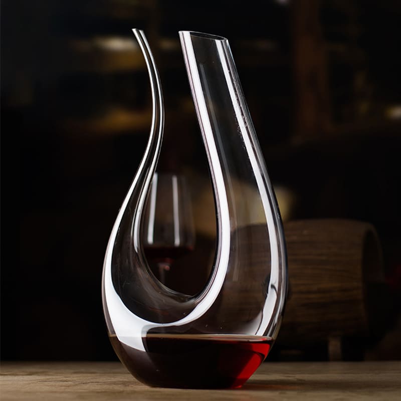 Decanter de Vinho em Vidro Formato Cisne 1500ml Sofisticado