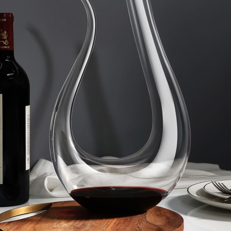 Decanter de Vinho em Vidro Formato Cisne 1500ml Sofisticado
