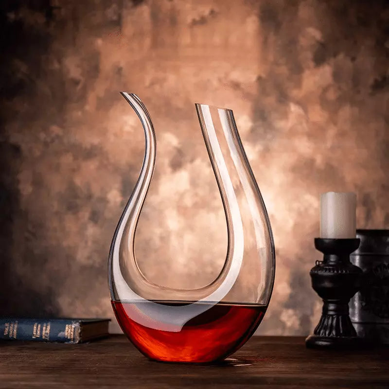 Decanter de Vinho em Vidro Formato Cisne 1500ml Sofisticado