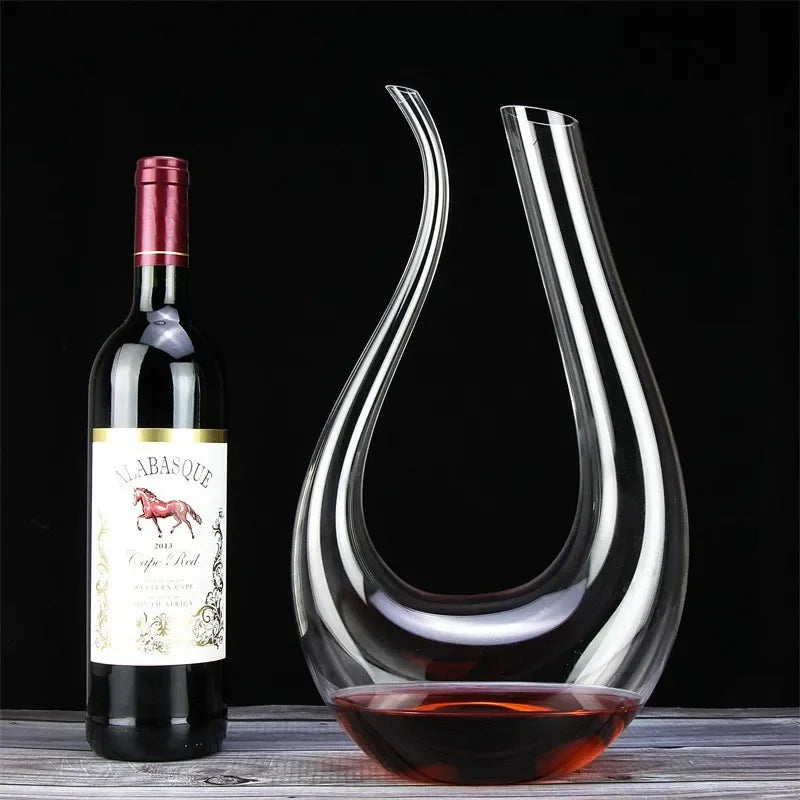 Decanter de Vinho em Vidro Formato Cisne 1500ml Sofisticado