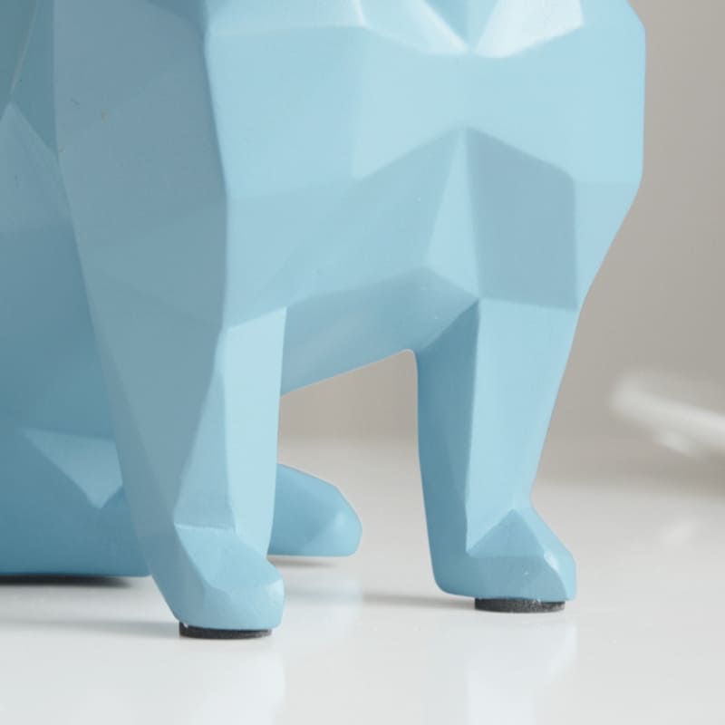 Cofre Decorativo Em Resina Buldogue Francês Compacto