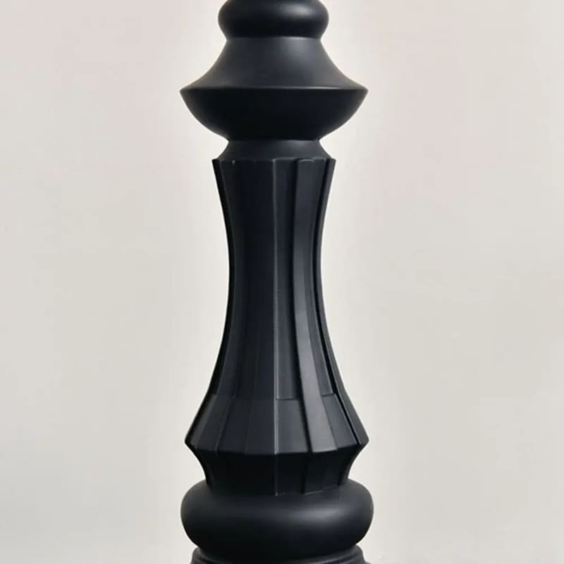 Estátua De Resina Peças De Xadrez Moderna Para Mesa