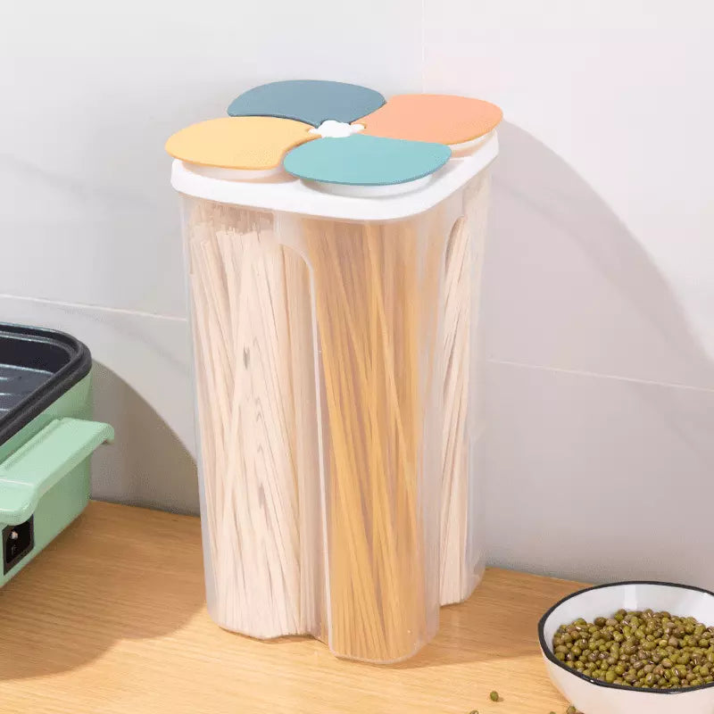 Dispensador de Alimentos com 4 Divisórias Compacto Prático