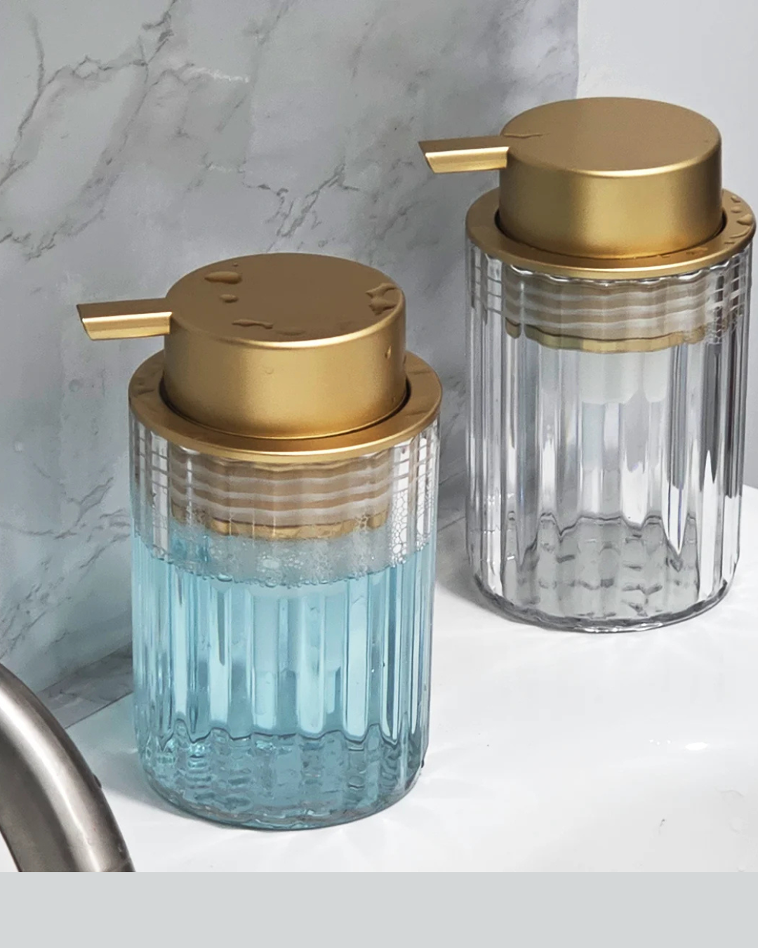 Dispensador de Espuma Transparente com Acionamento Suave
