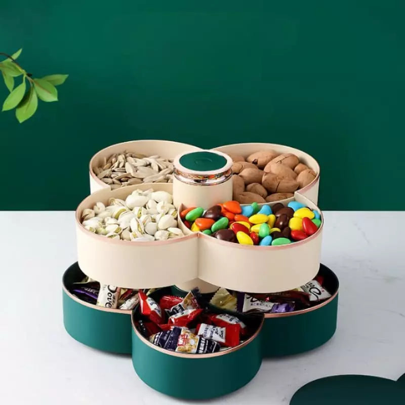 Dispenser Organizador Giratório Para Doces e Frutas