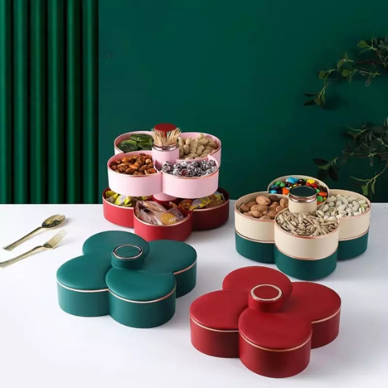 Dispenser Organizador Giratório Para Doces e Frutas