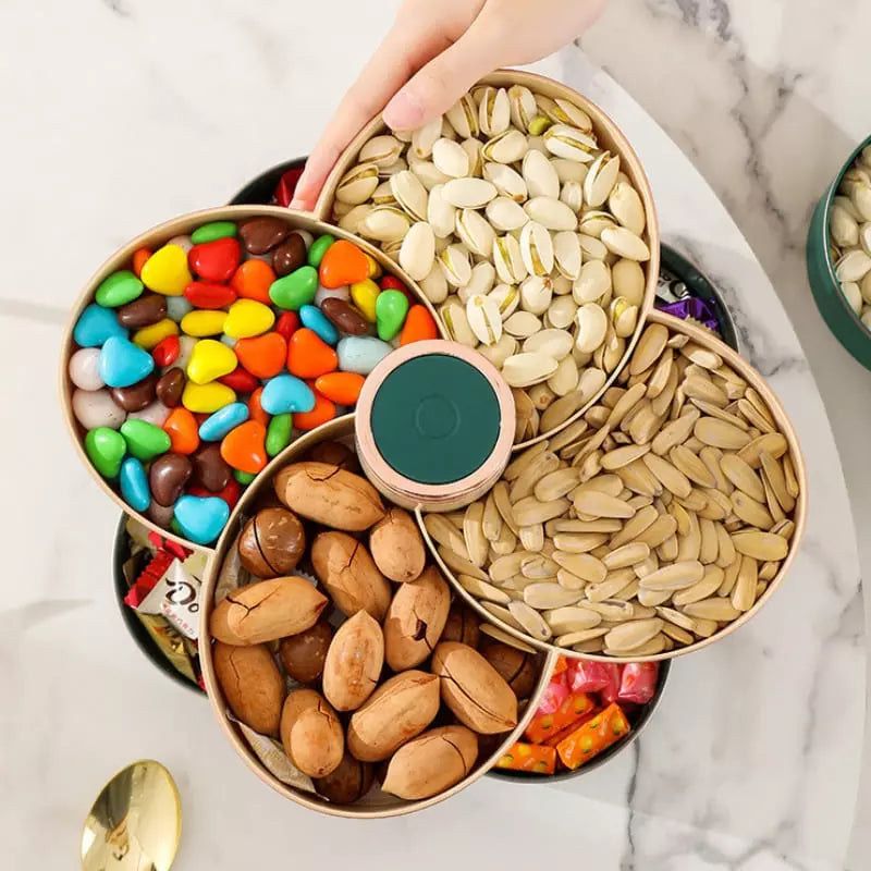 Dispenser Organizador Giratório Para Doces e Frutas