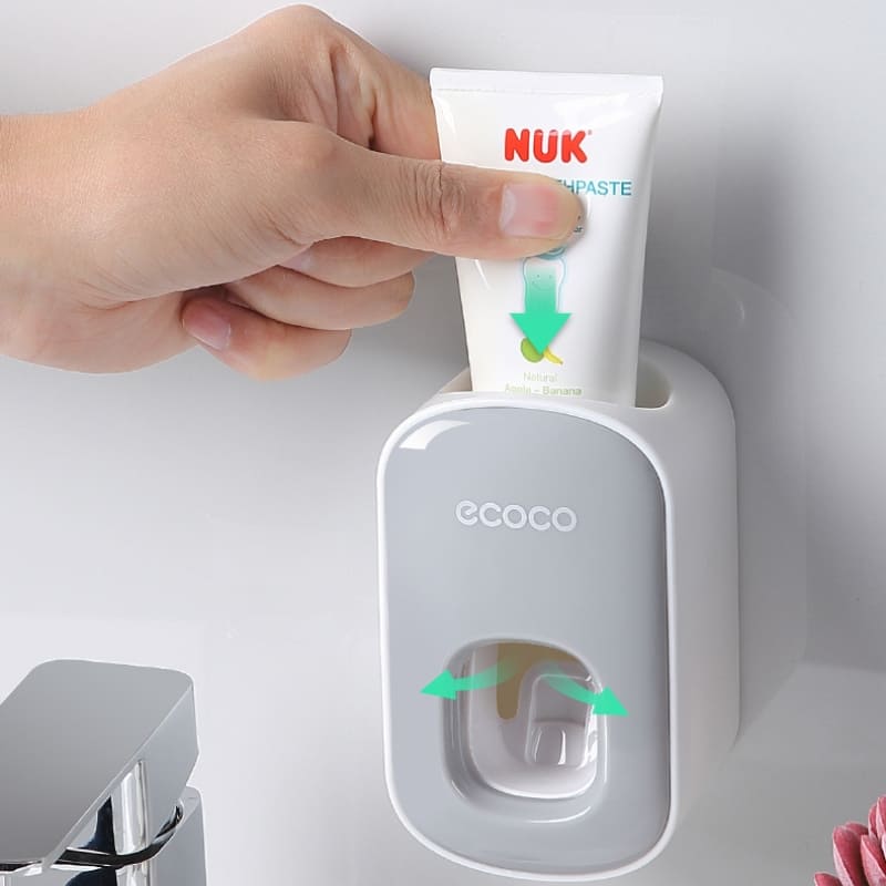 Dispenser de Pasta de Dente Inteligente Sem Toque Compacto