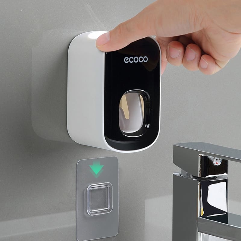 Dispenser de Pasta de Dente Inteligente Sem Toque Compacto