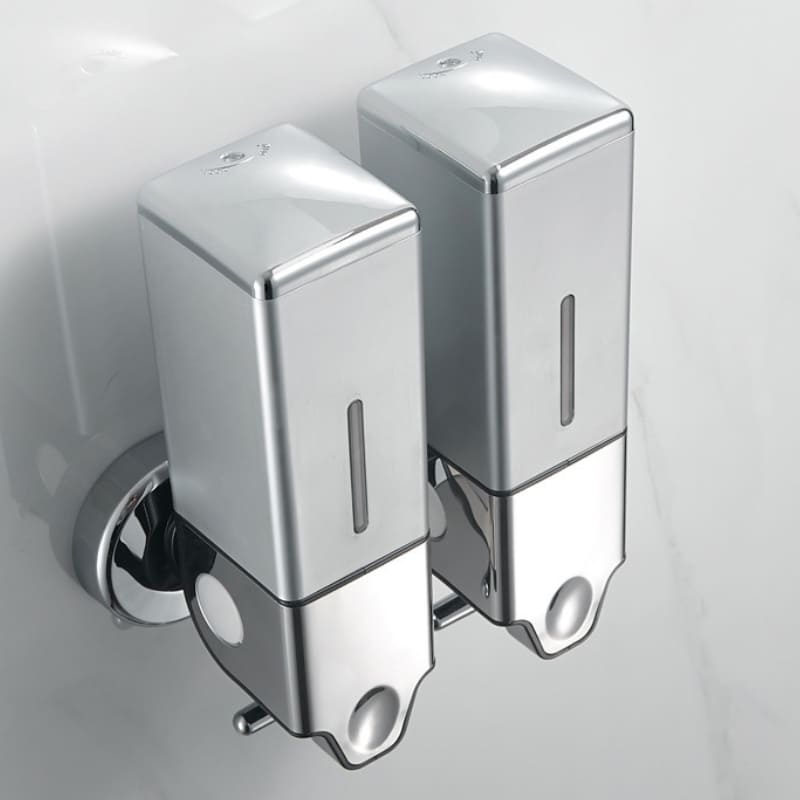 Dispenser de Sabonete Quadrado 500ml Em Acrílico