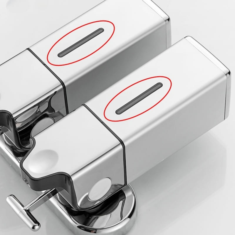 Dispenser de Sabonete Quadrado 500ml Em Acrílico