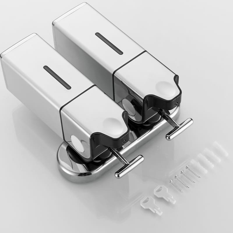 Dispenser de Sabonete Quadrado 500ml Em Acrílico