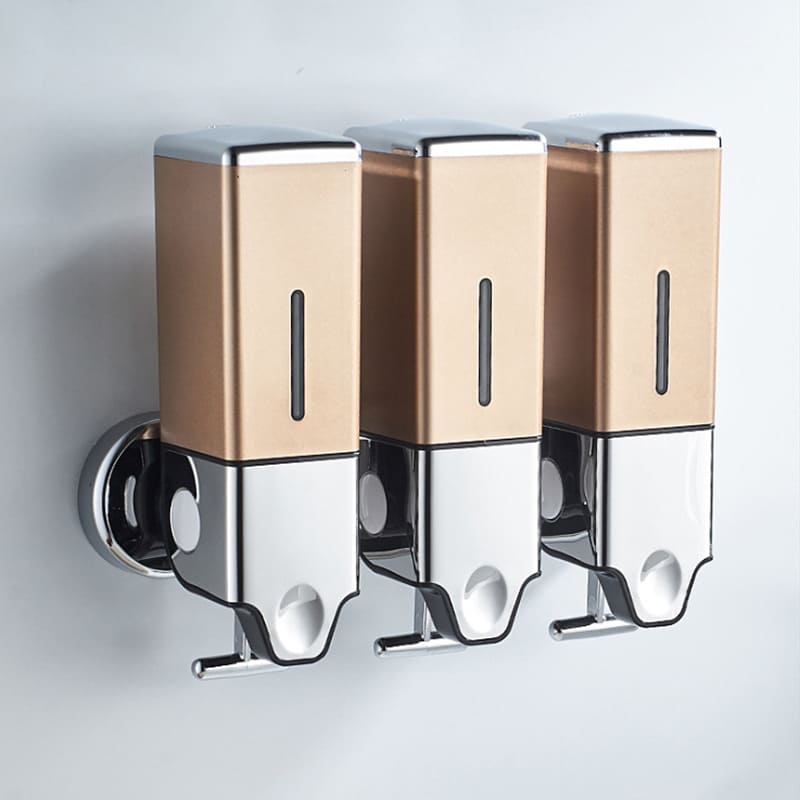 Dispenser de Sabonete Quadrado 500ml Em Acrílico